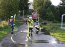 18. Juli 2011: Übung rund um die Wiesentmühle, Thema Wasserentnahme
